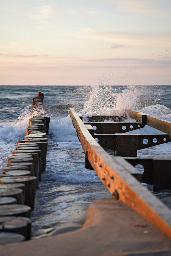 Wandbild Gischt – Kühlungsborn, zu kaufen im Bildershop Baltic | North Sea