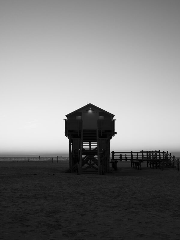 Wandbild Pfahlbau – St. Peter-Ording, zu kaufen im Bildershop Baltic | North Sea