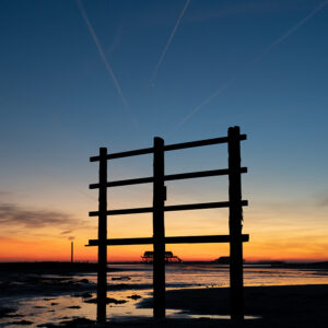 Wandbild Abendstimmung am Strand – St. Peter-Ording, zu kaufen im Bildershop Baltic | North Sea