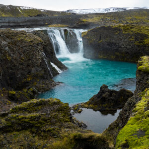 Wandbild Wasserfall Sigöldufoss, zu kaufen im Bildershop Norway | Iceland