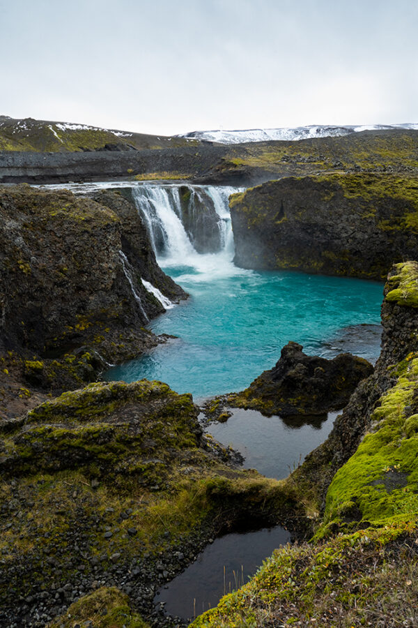 Wandbild Wasserfall Sigöldufoss, zu kaufen im Bildershop Norway | Iceland