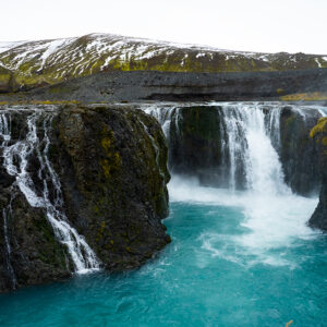 Wandbild Wasserfall Sigöldufoss, zu kaufen im Bildershop Norway | Iceland