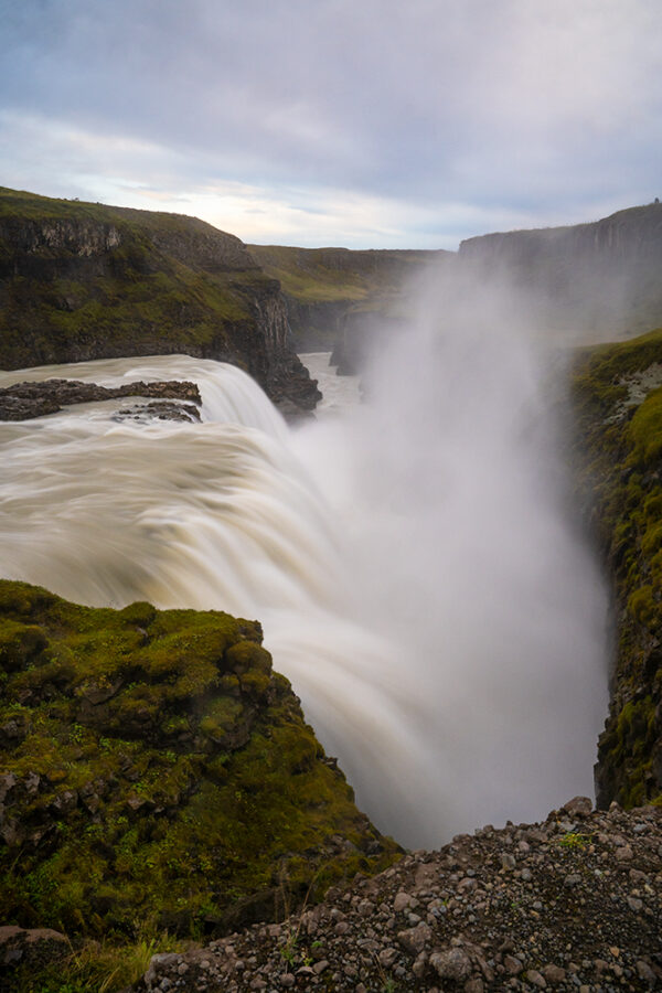 Wandbild Wasserfall Gulfoss, zu kaufen im Bildershop Norway | Iceland