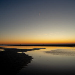 Wandbild Abendstimmung am Strand – St. Peter-Ording, zu kaufen im Bildershop Baltic | North Sea