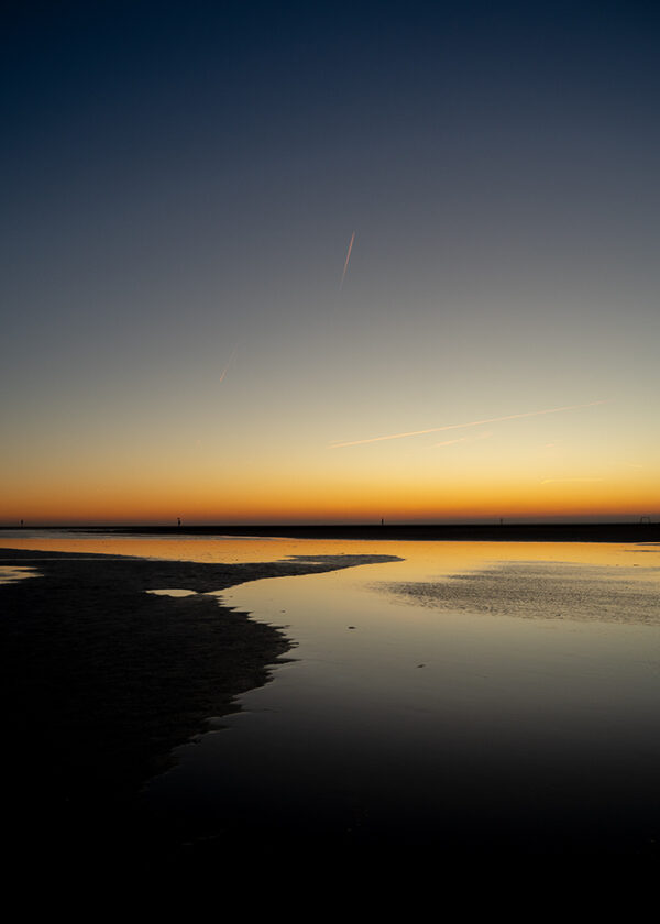 Wandbild Abendstimmung am Strand – St. Peter-Ording, zu kaufen im Bildershop Baltic | North Sea