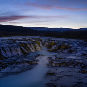 Wandbild Wasserfall Brúarfoss, zu kaufen im Bildershop Norway | Iceland