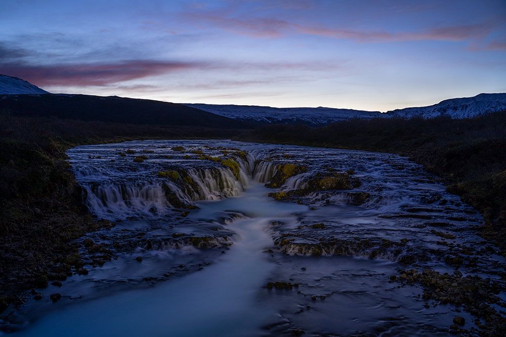 Wandbild Wasserfall Brúarfoss, zu kaufen im Bildershop Norway | Iceland