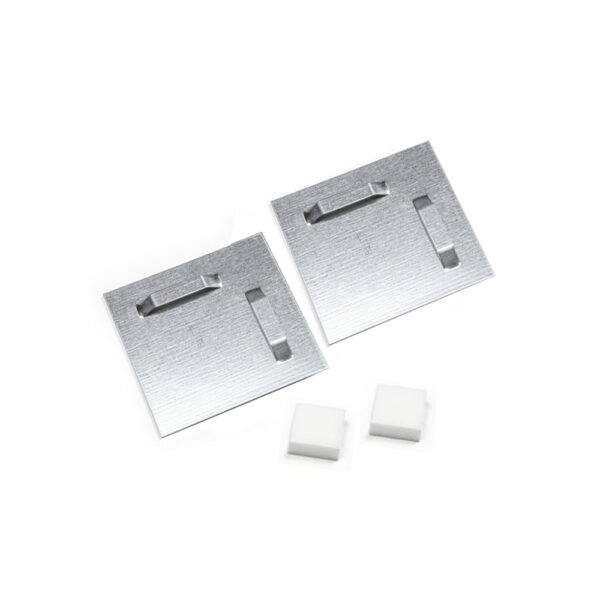 Zubehör für Bilder auf Alu-Dibond oder Acryl-Glas: Metall-Aufhänger Set M