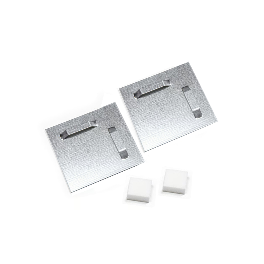 Zubehör für Bilder auf Alu-Dibond oder Acryl-Glas: Metall-Aufhänger Set M