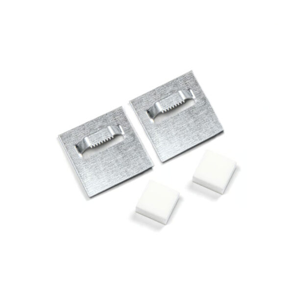 Zubehör für Bilder auf Alu-Dibond oder Acryl-Glas: Metall-Aufhänger Set S