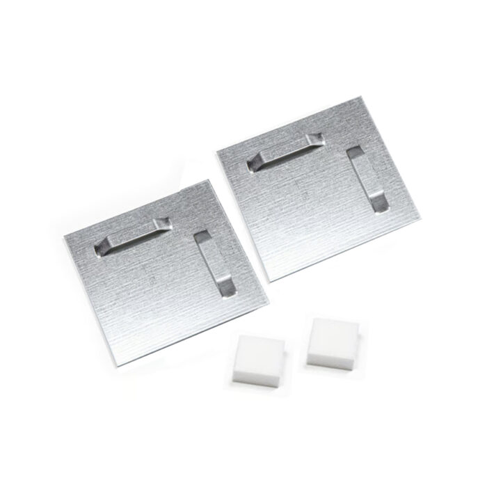 Zubehör für Bilder auf Alu-Dibond oder Acryl-Glas: Metall-Aufhänger Set M, zu kaufen im Shop